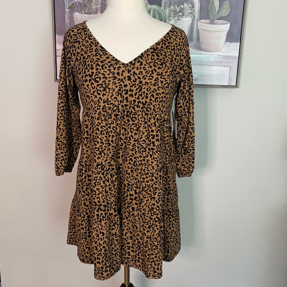 Baby Doll Cheetah Dress